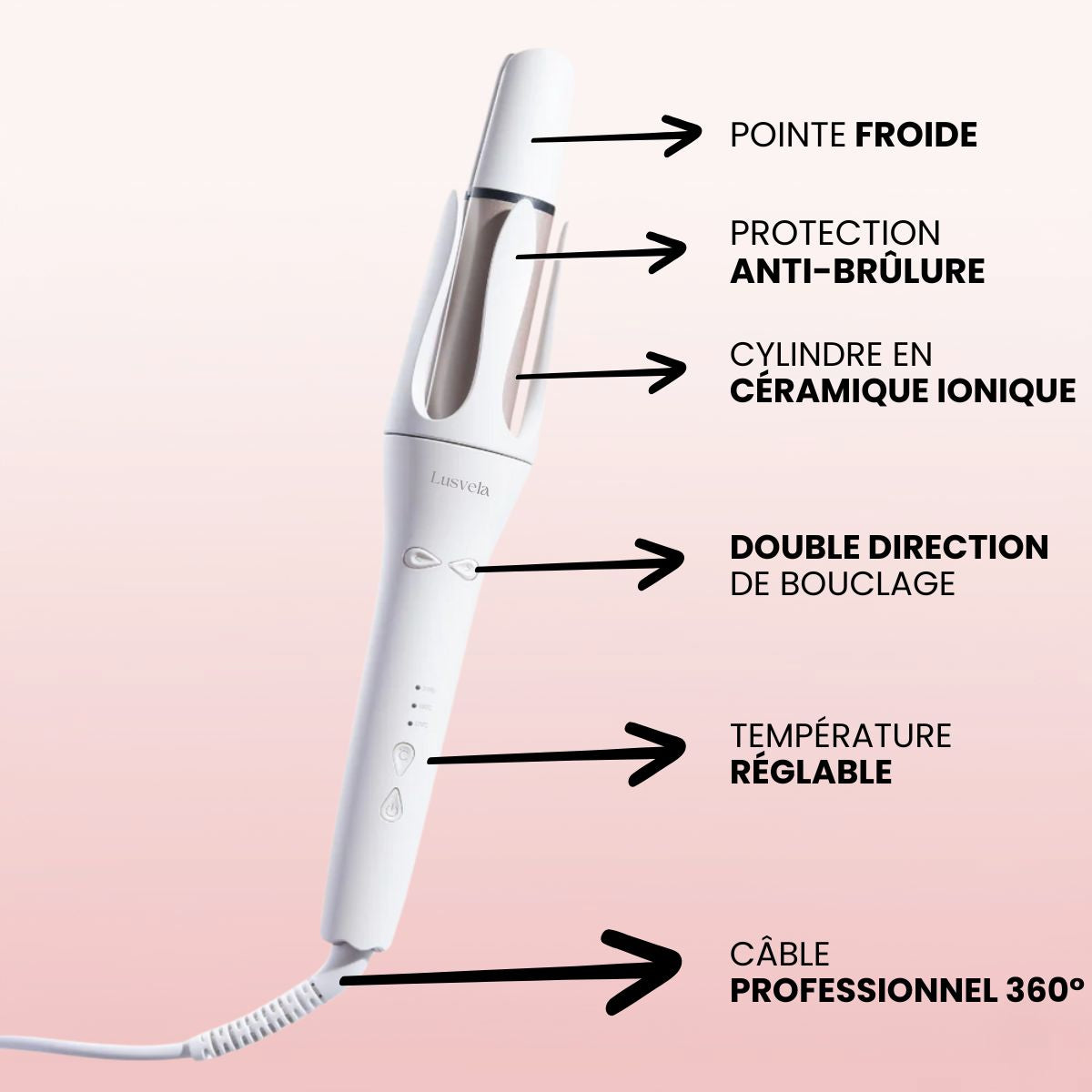 Lusvela Curl | Boucleur automatique