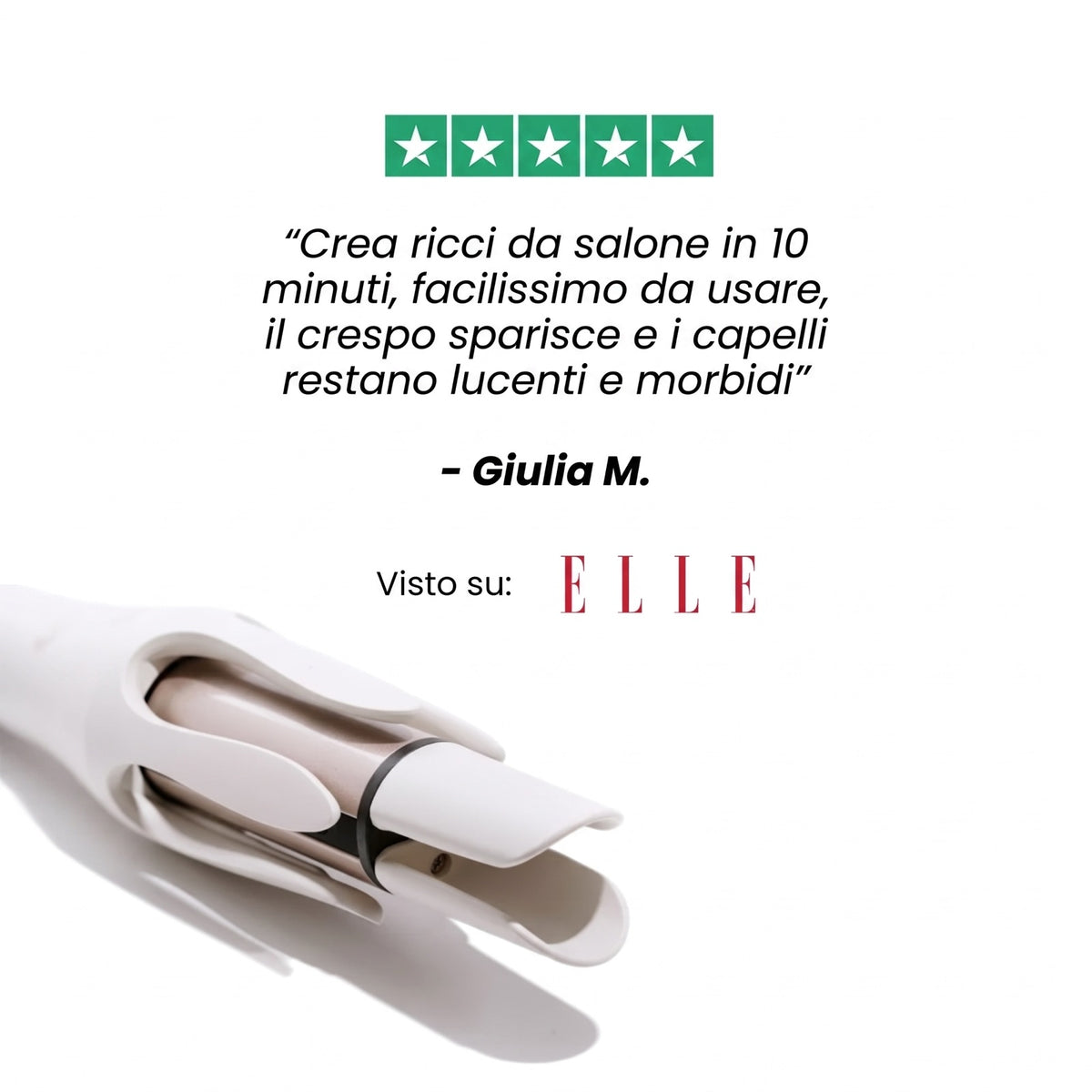 Lusvela Curl | Arricciacapelli automatico