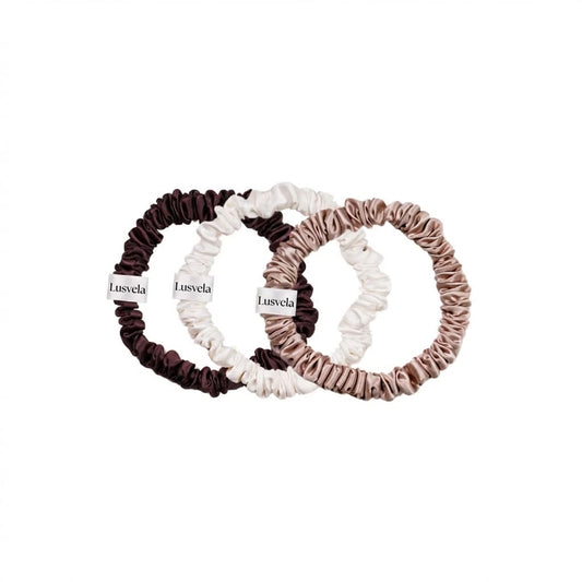 Lot de 3 chouchous en soie