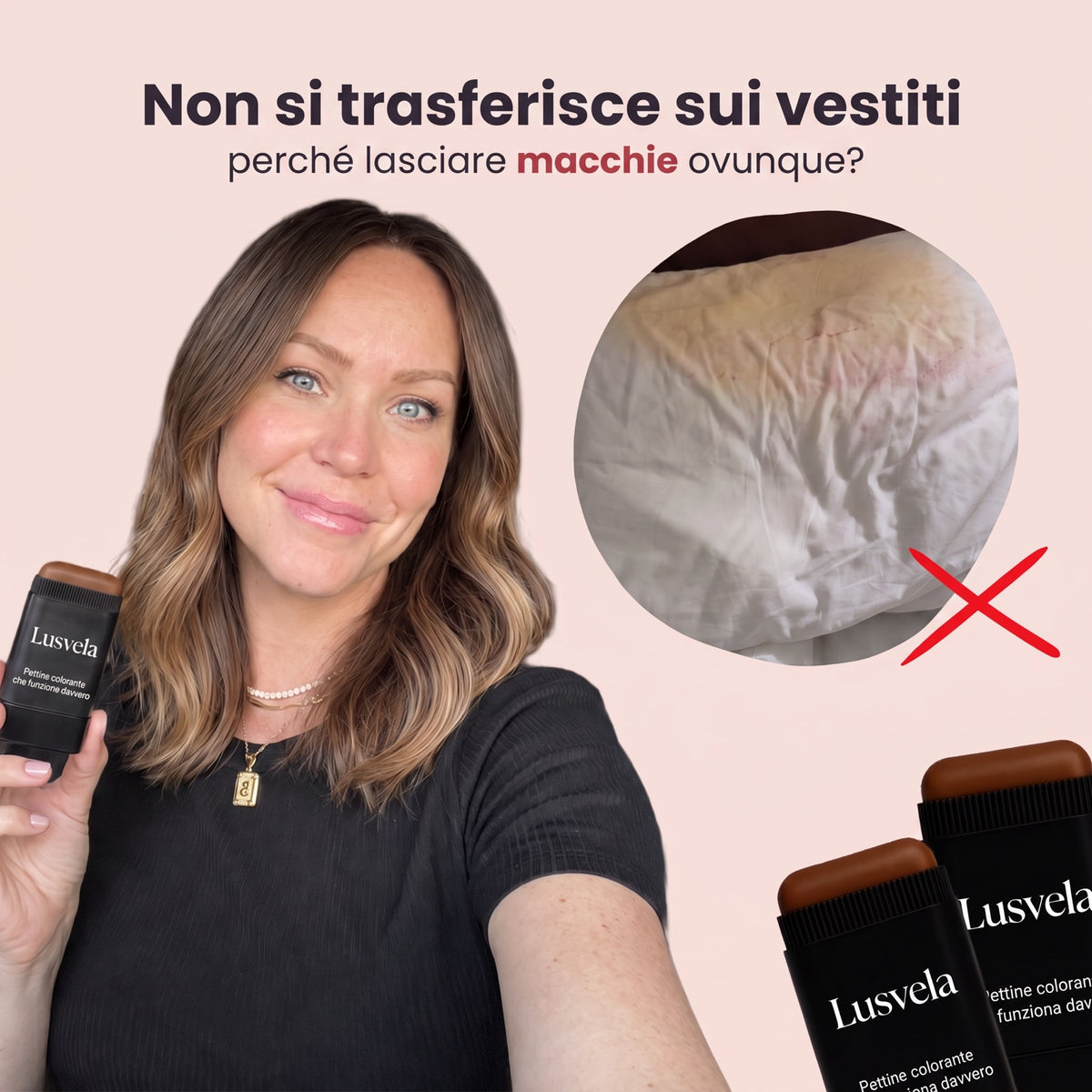 Lusvela™ Stick Copertura Istantanea Capelli Bianchi