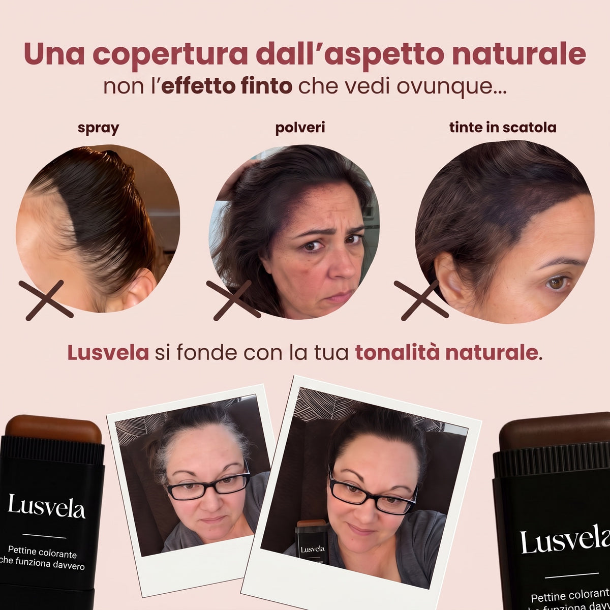 Lusvela™ Stick Copertura Istantanea Capelli Bianchi